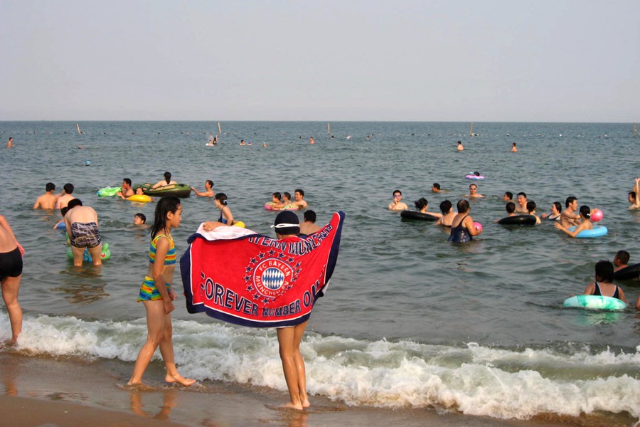 乐亭的海